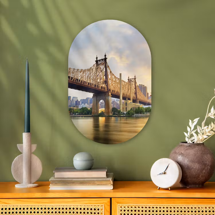 Muurovaal - New York - Queens - Manhattan — 1