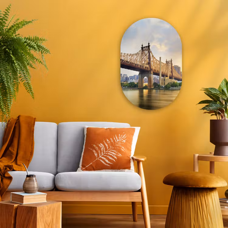 Muurovaal - New York - Queens - Manhattan — 2