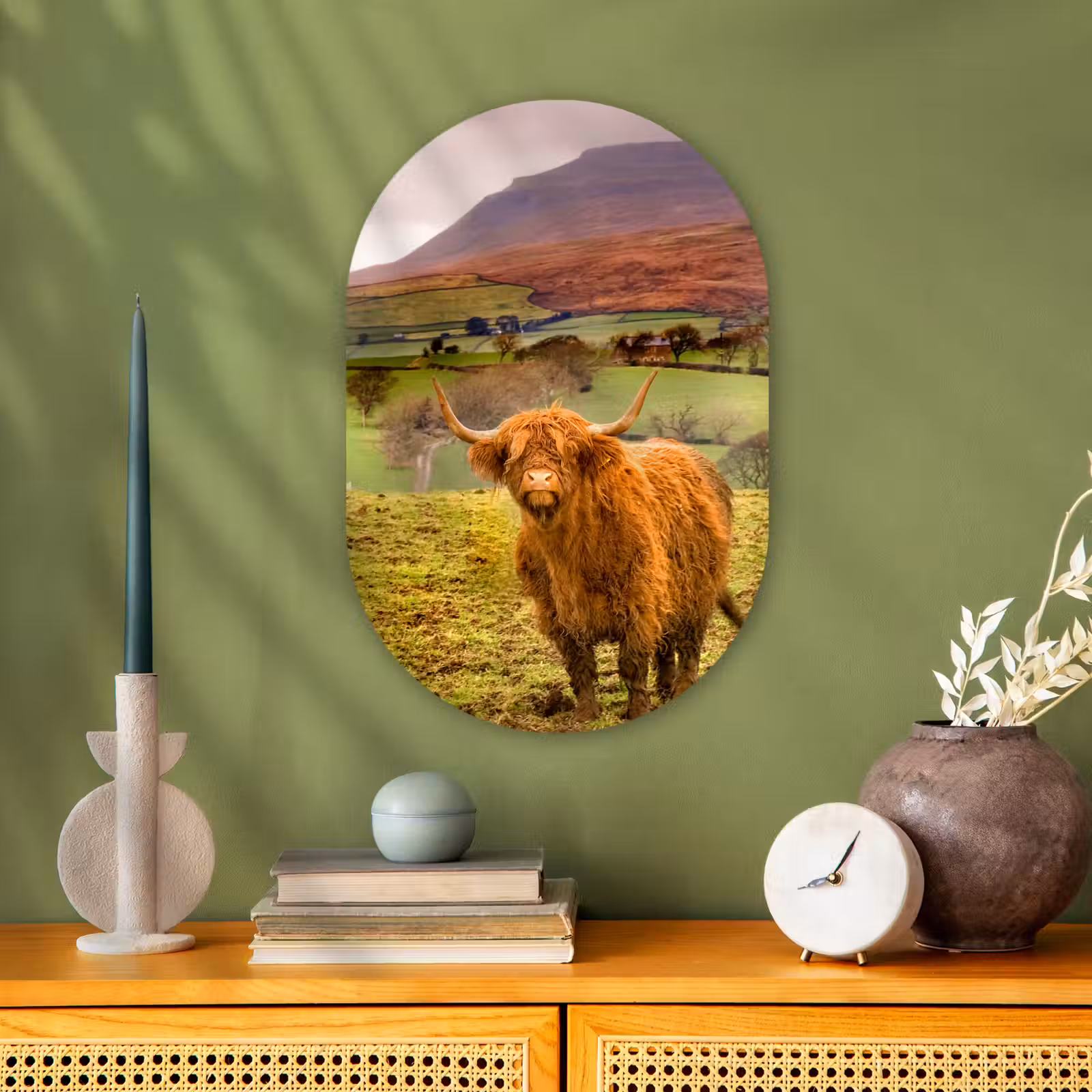 Muurovaal - Schotse hooglander - Bergen - Natuur — 1