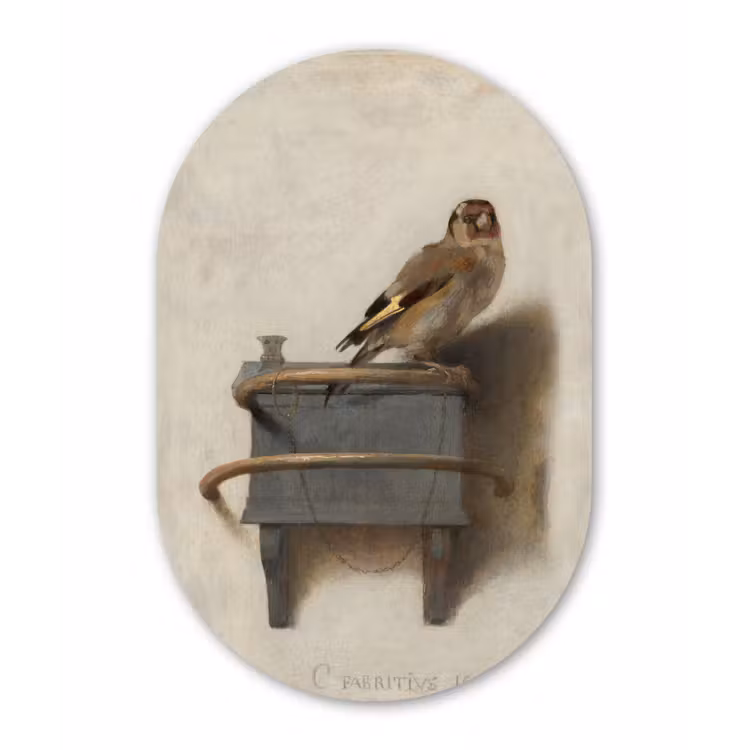 Muurovaal - Puttertje - Oude Meester - Carel Fabritius — 3