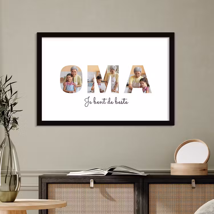 Foto in lijst - Oma — 4