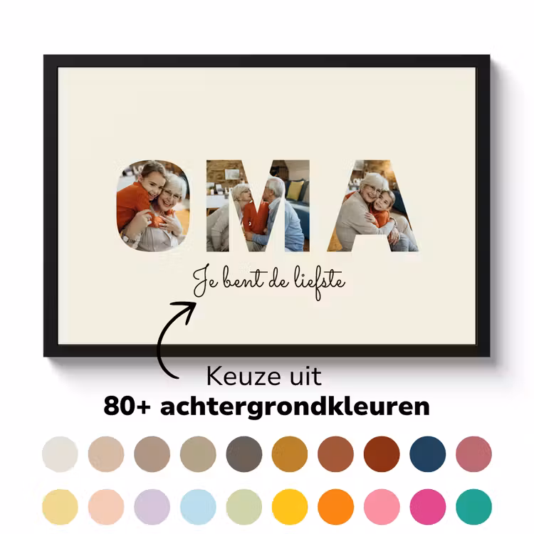 Foto in lijst - Oma — 6