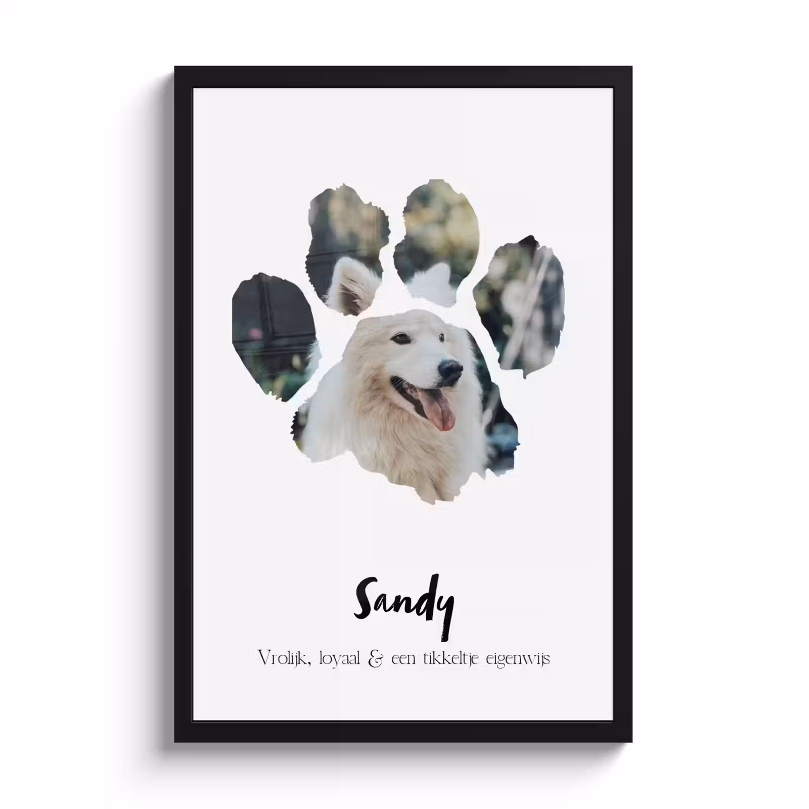 Foto in lijst - Dierenpootje — 1