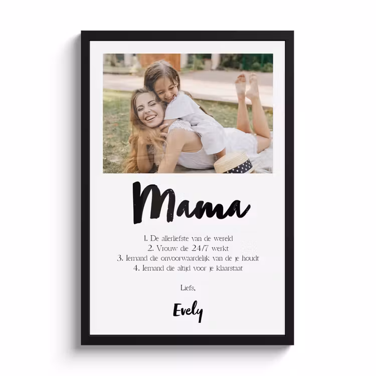 Foto in lijst - Betekenis mama — 1