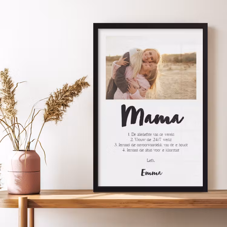 Foto in lijst - Betekenis mama — 2