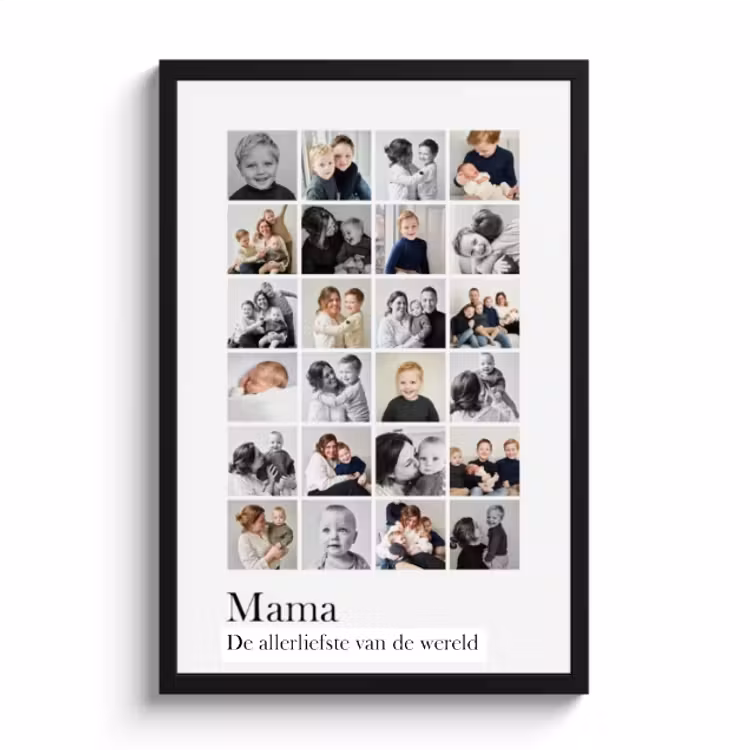 Foto in lijst - Collage mama — 1