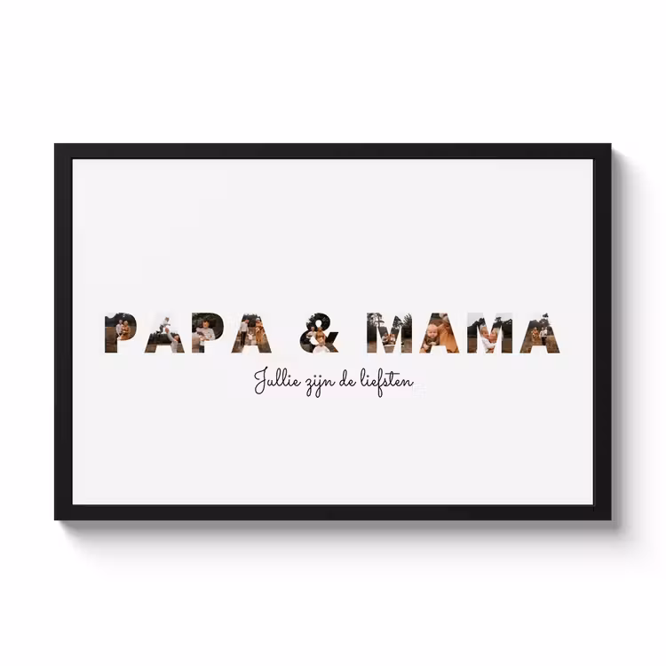 Foto in lijst - Papa & Mama — 1