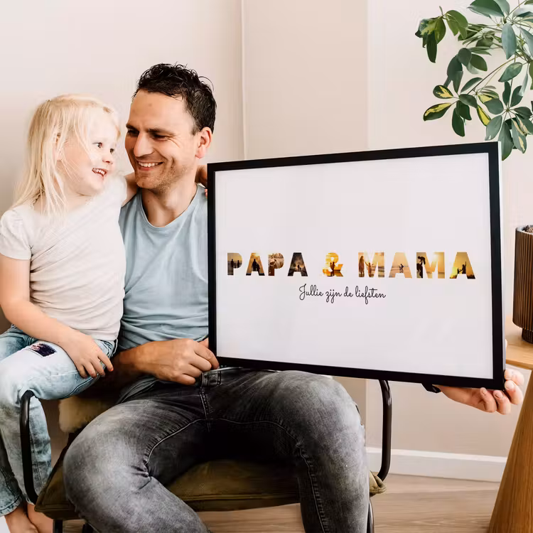 Foto in lijst - Papa & Mama — 2