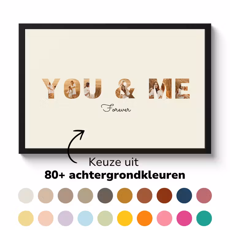Foto in lijst – You & Me — 6