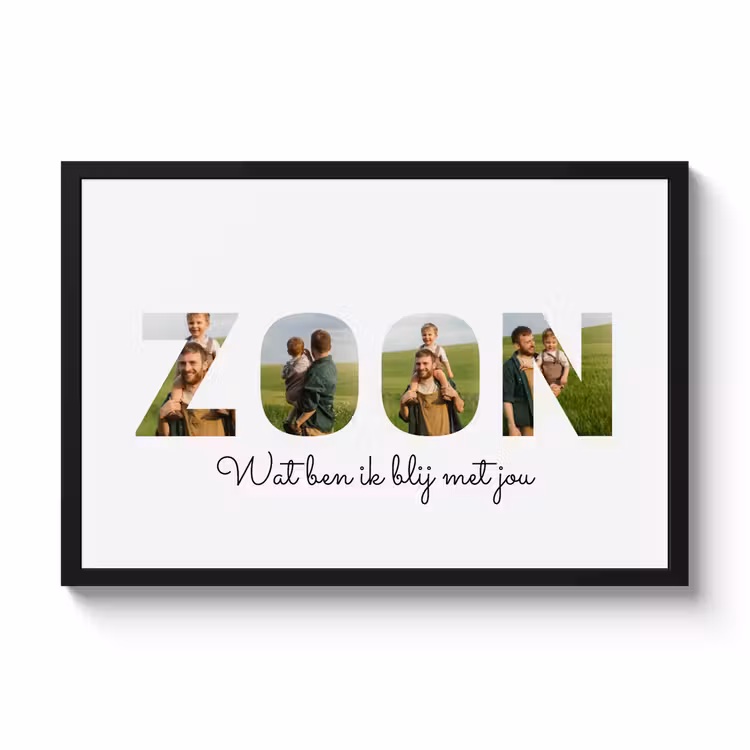 Foto in lijst – Zoon — 1