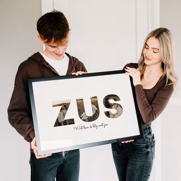 Foto in lijst - Zus — 2