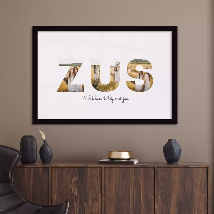 Foto in lijst - Zus — 4