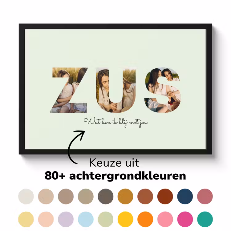Foto in lijst - Zus — 6