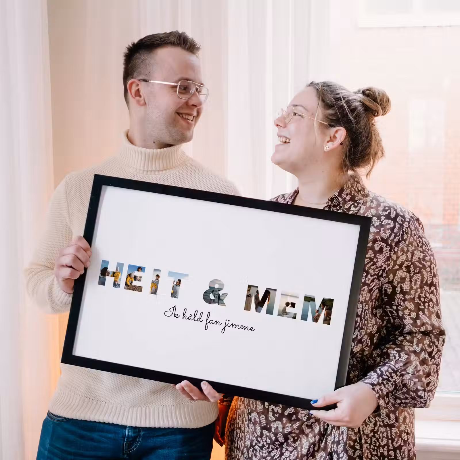 Foto in lijst - Heit & Mem — 1