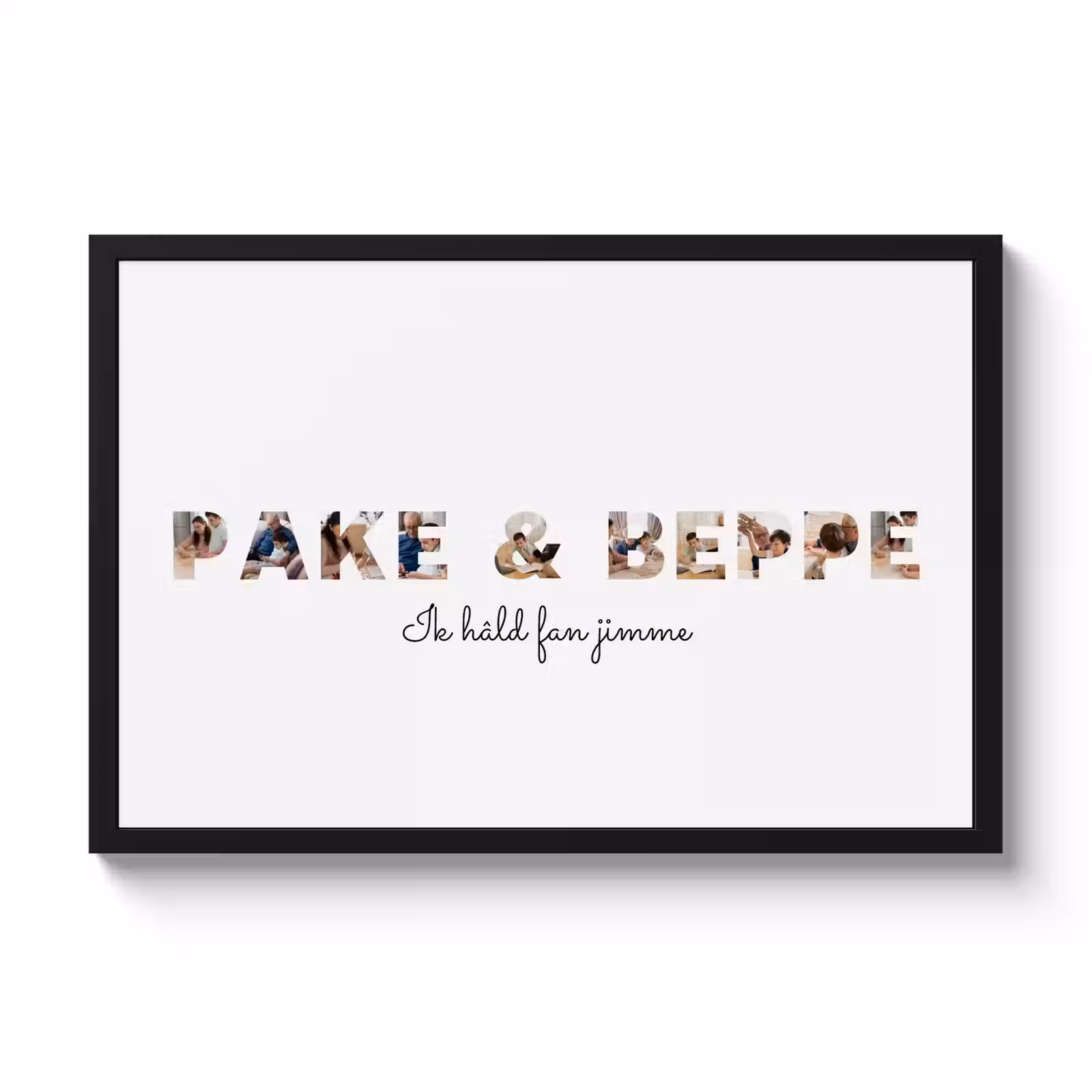 Foto in lijst - Pake & Beppe — 1