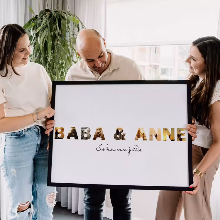 Foto in lijst - Baba & Anne — 1
