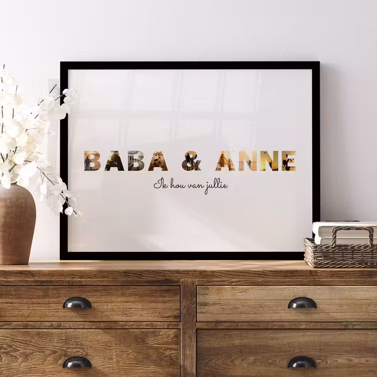 Foto in lijst - Baba & Anne — 2