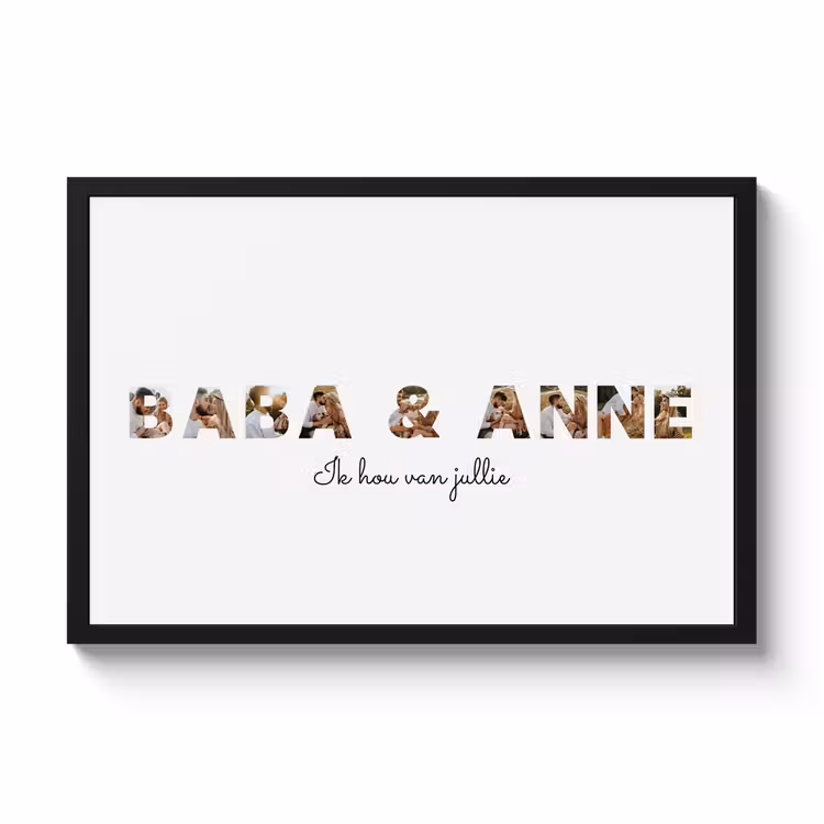 Foto in lijst - Baba & Anne — 5