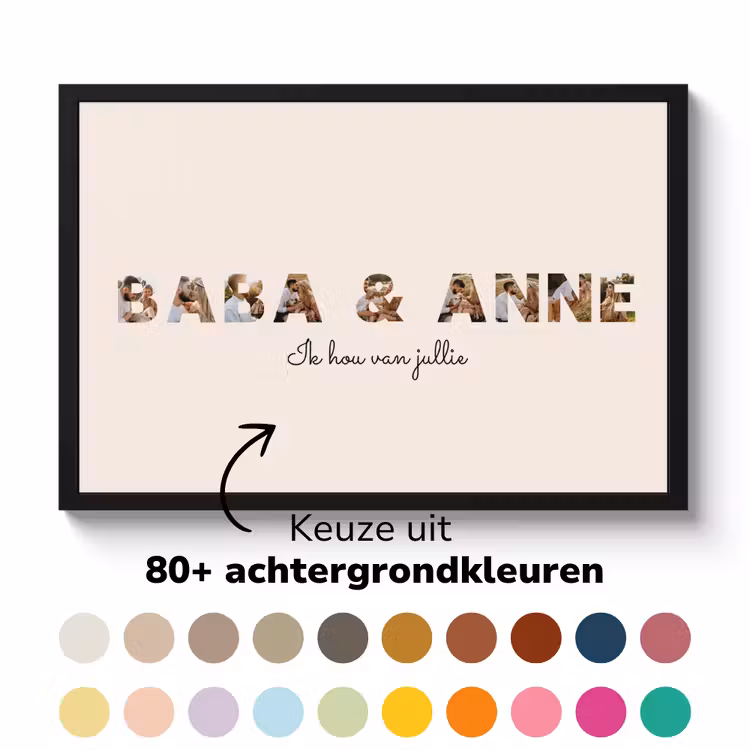 Foto in lijst - Baba & Anne — 6