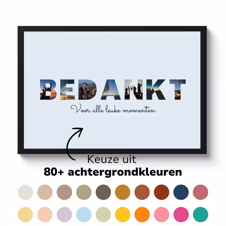 Foto in lijst - Bedankt — 5