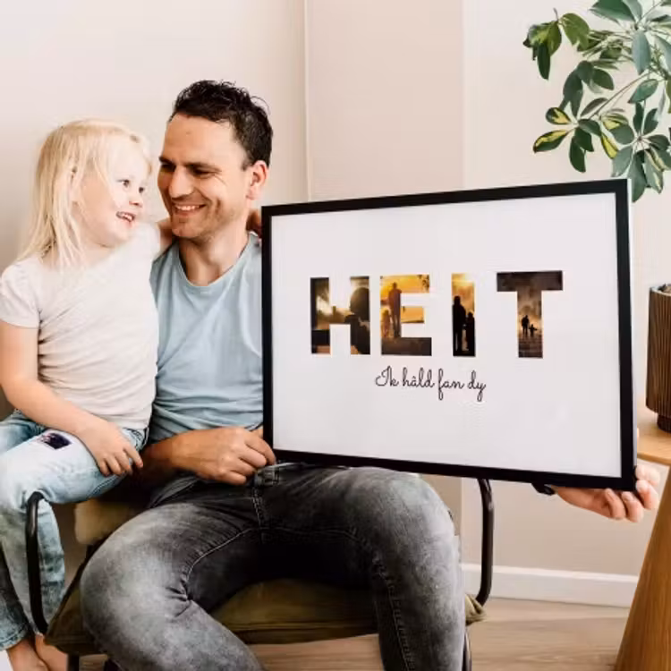 Foto in lijst - Heit — 2