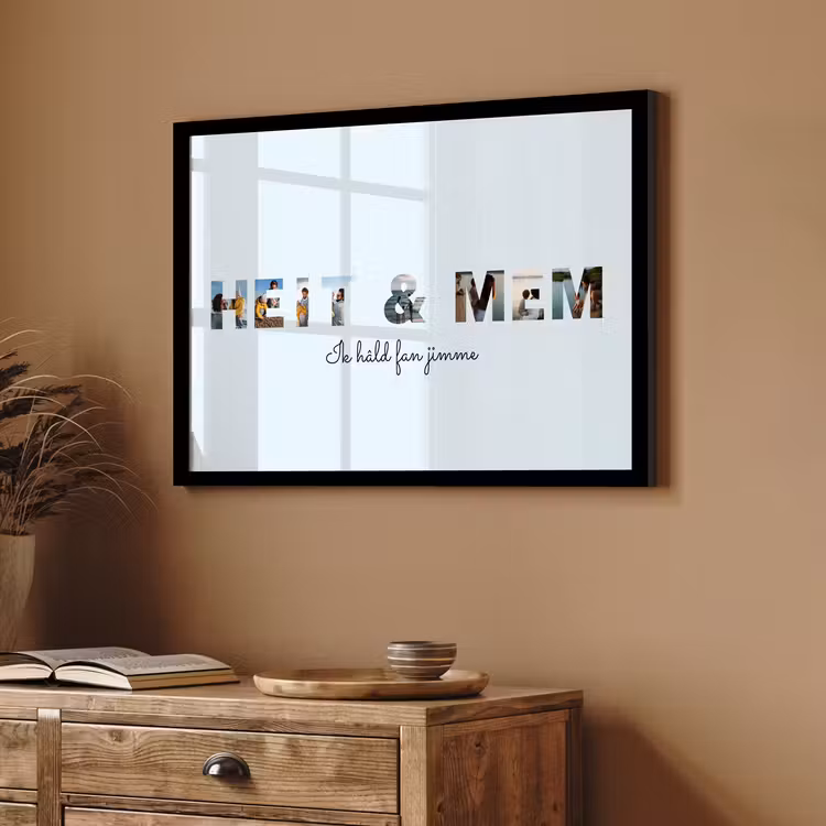 Foto in lijst - Heit & Mem — 3
