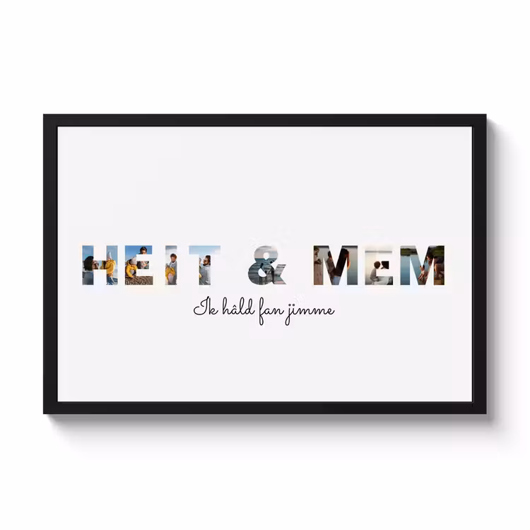 Foto in lijst - Heit & Mem — 5