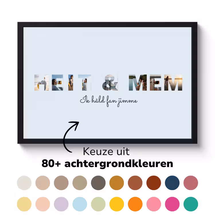 Foto in lijst - Heit & Mem — 6