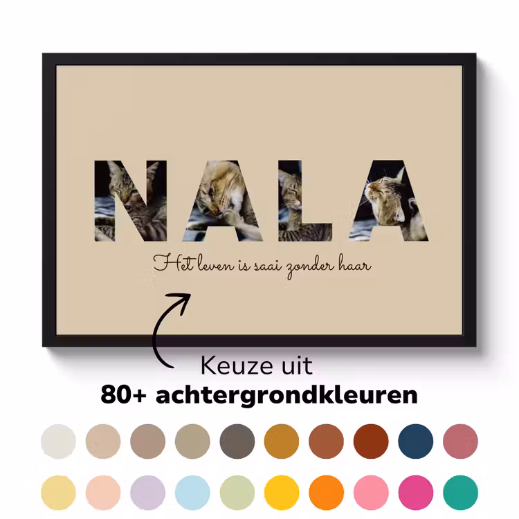 Foto in lijst - Huisdiernaam — 6