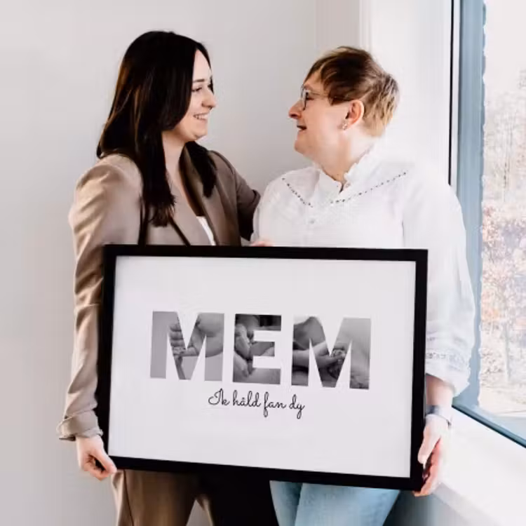 Foto in lijst - Mem — 2