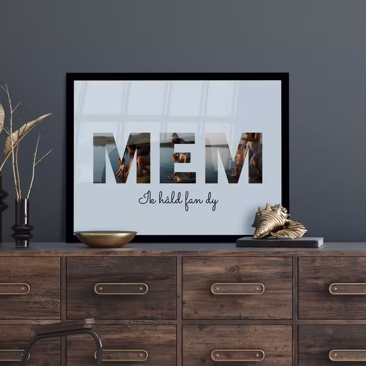 Foto in lijst - Mem — 5