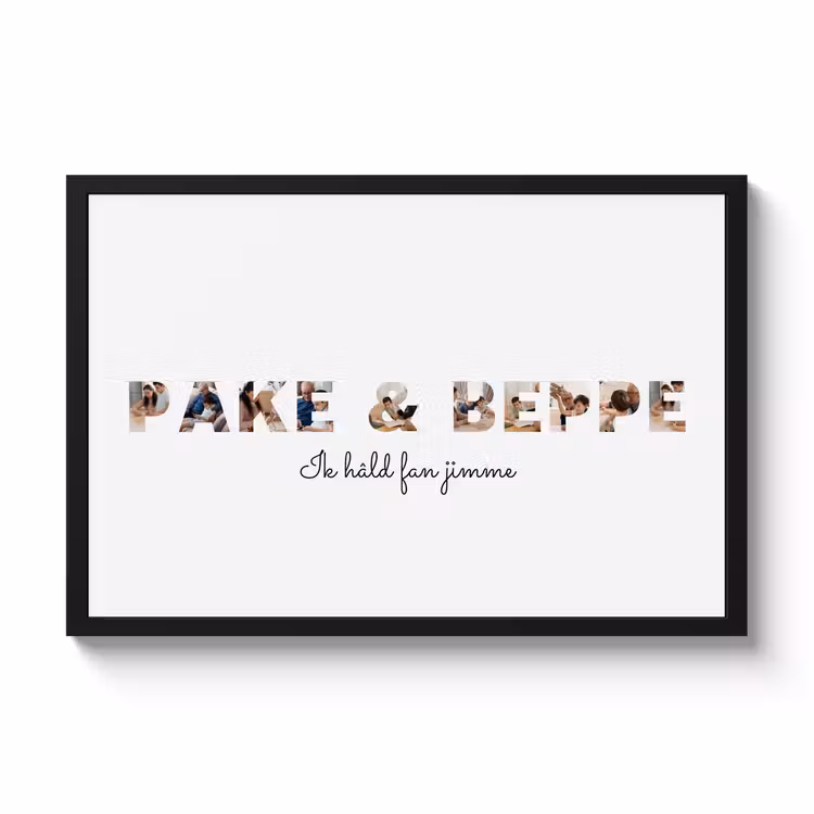 Foto in lijst - Pake & Beppe — 1