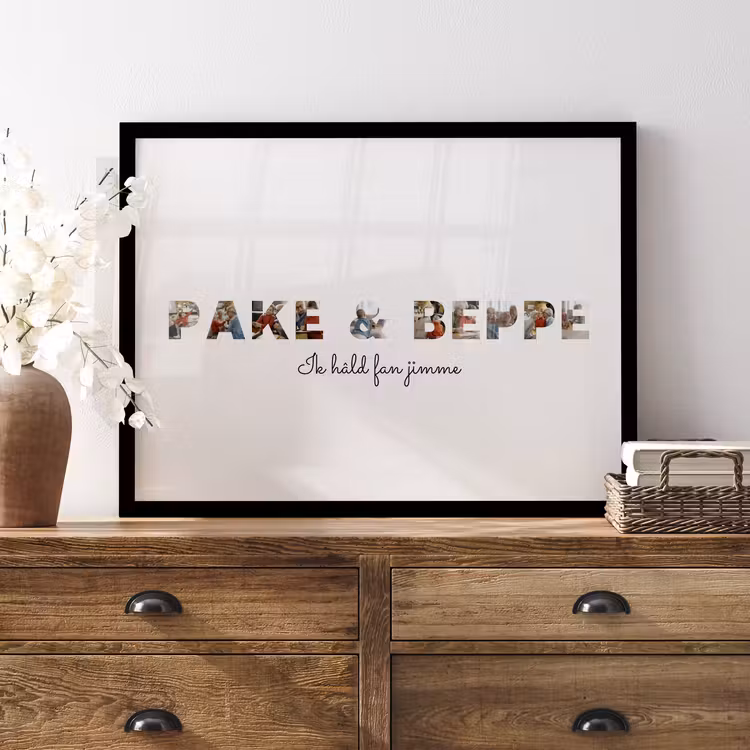 Foto in lijst - Pake & Beppe — 4