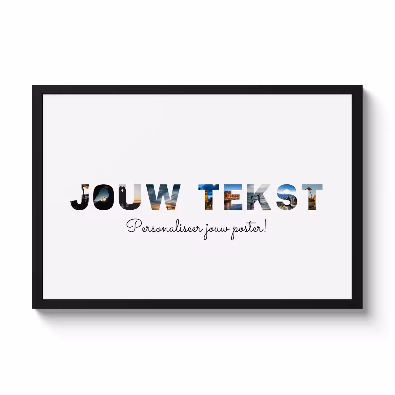 Foto in lijst - Eigen tekst — 1