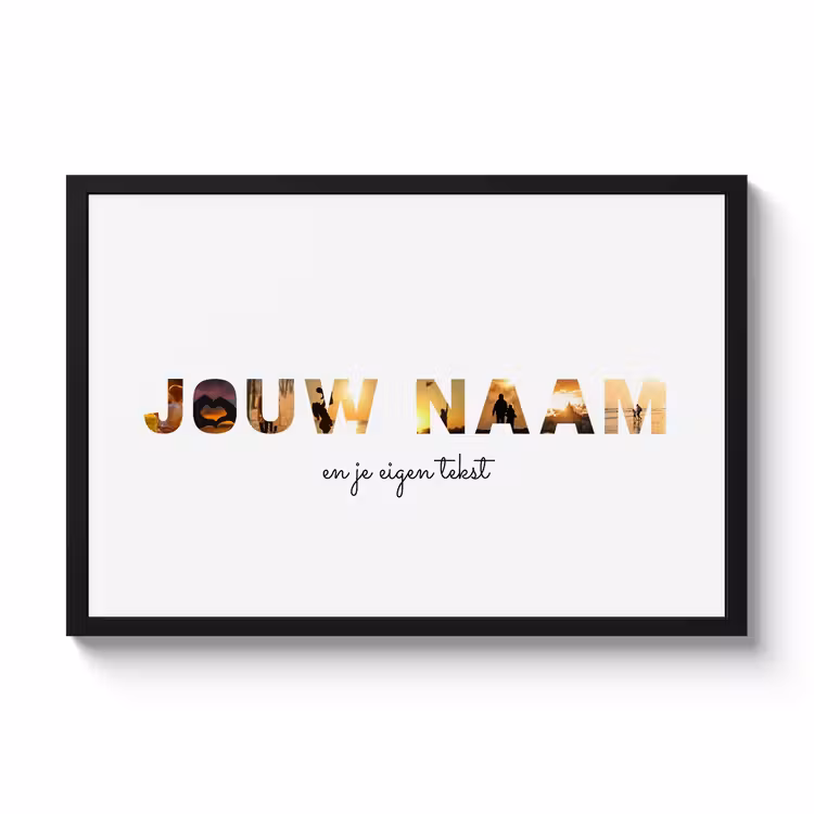 Foto in lijst - Eigen naam — 1