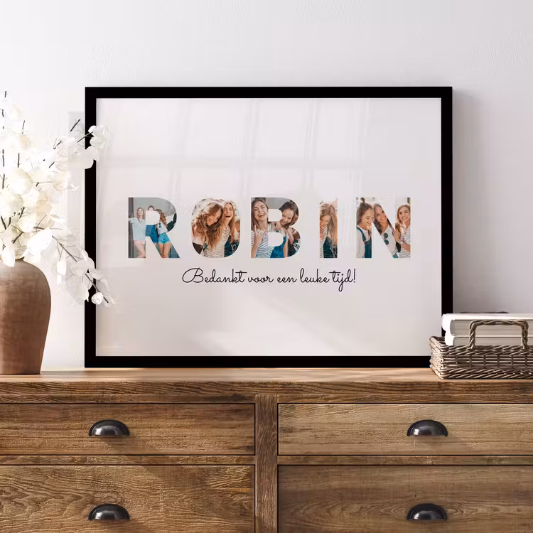 Foto in lijst - Eigen naam — 4