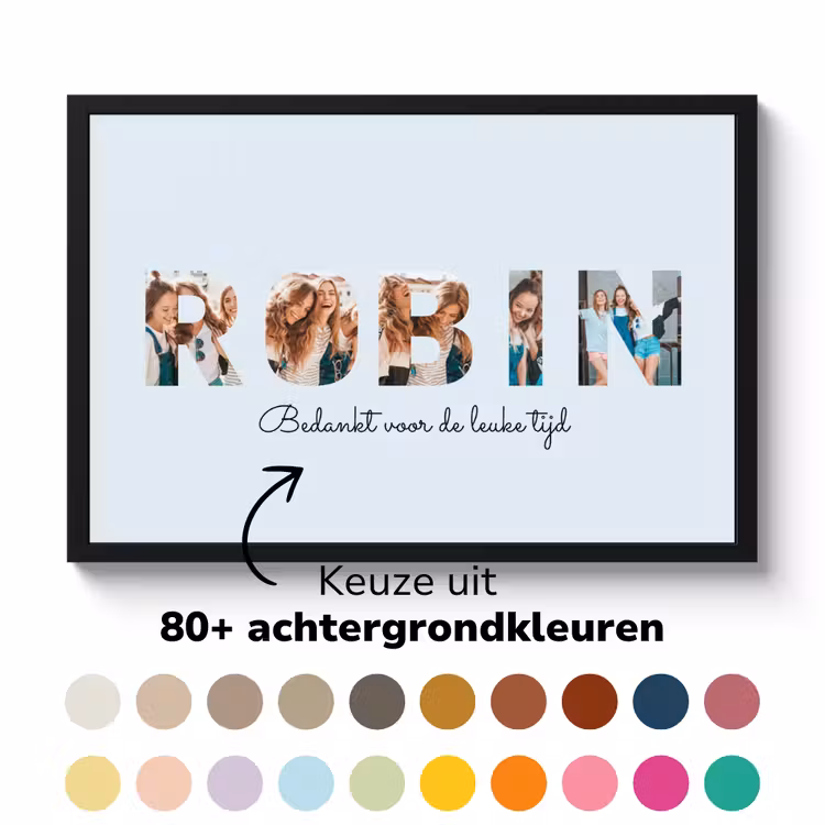 Foto in lijst - Eigen naam — 6