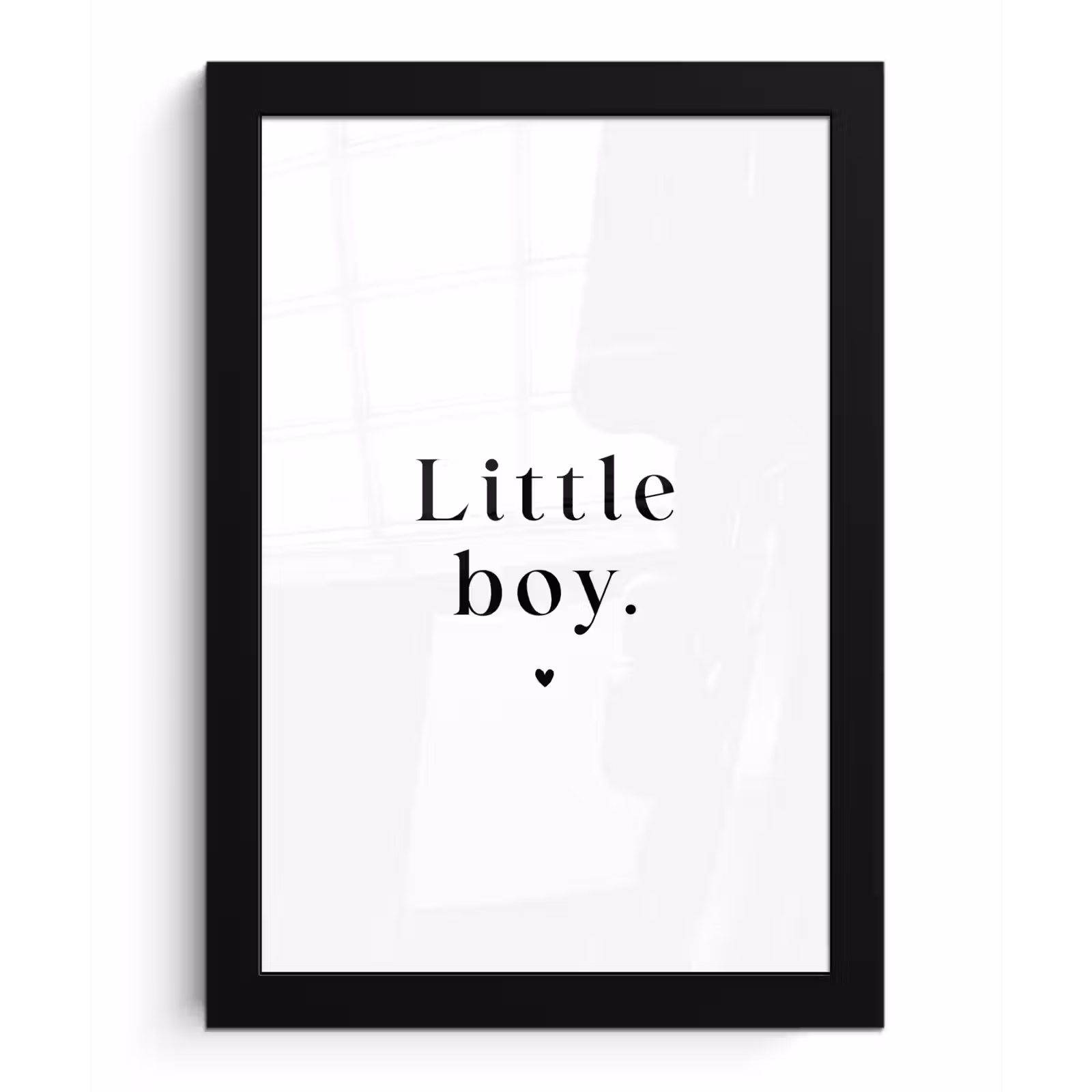 Poster met lijst - Kinderen - Spreuken - Little boy - Quotes - Jongens — 1