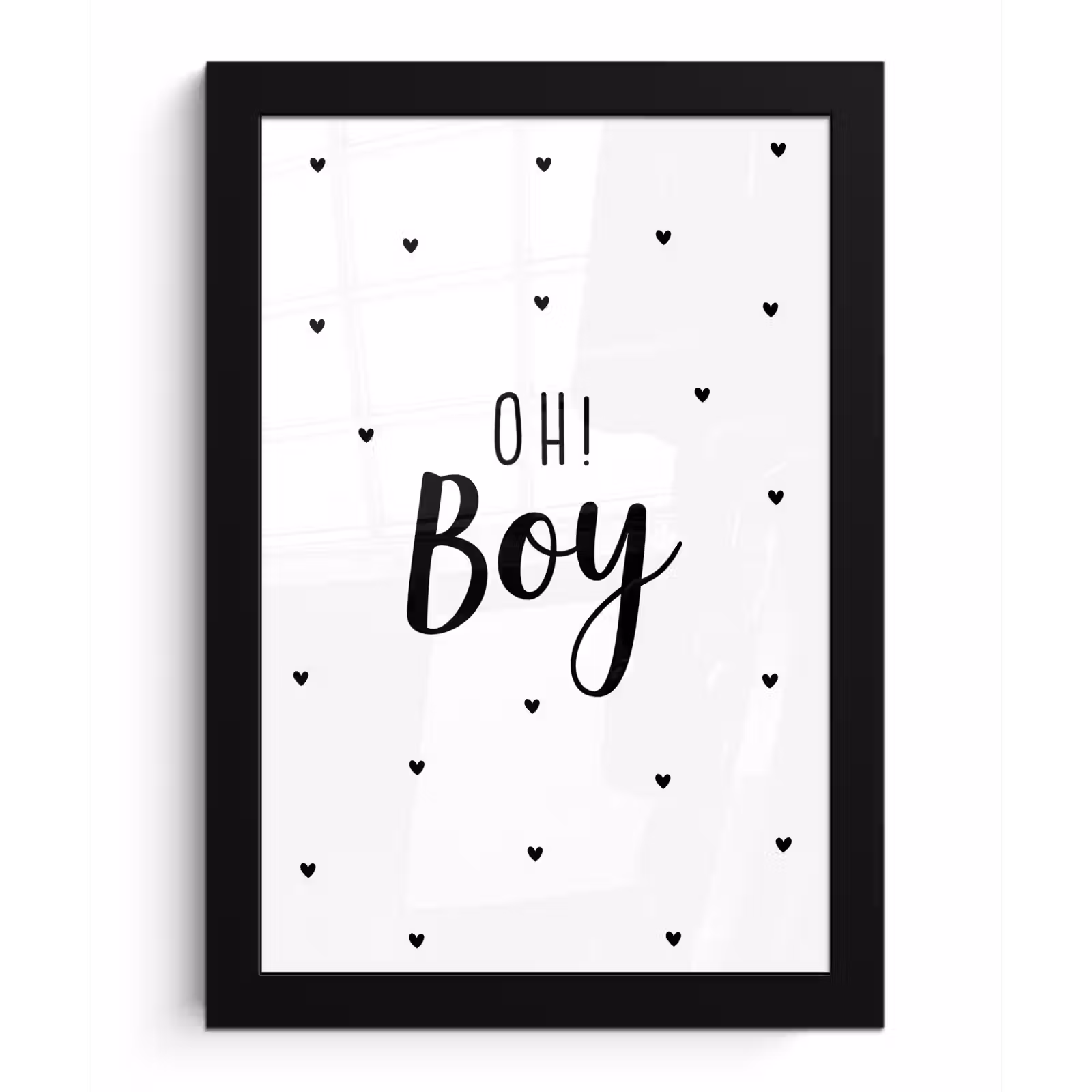 Poster met lijst - Quotes - Kind - Jongens - Oh! Boy - Spreuken — 1