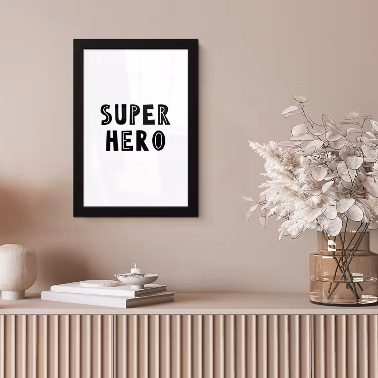 Poster met lijst - Jongens - Quotes - Super hero - Kind - Spreuken — 5