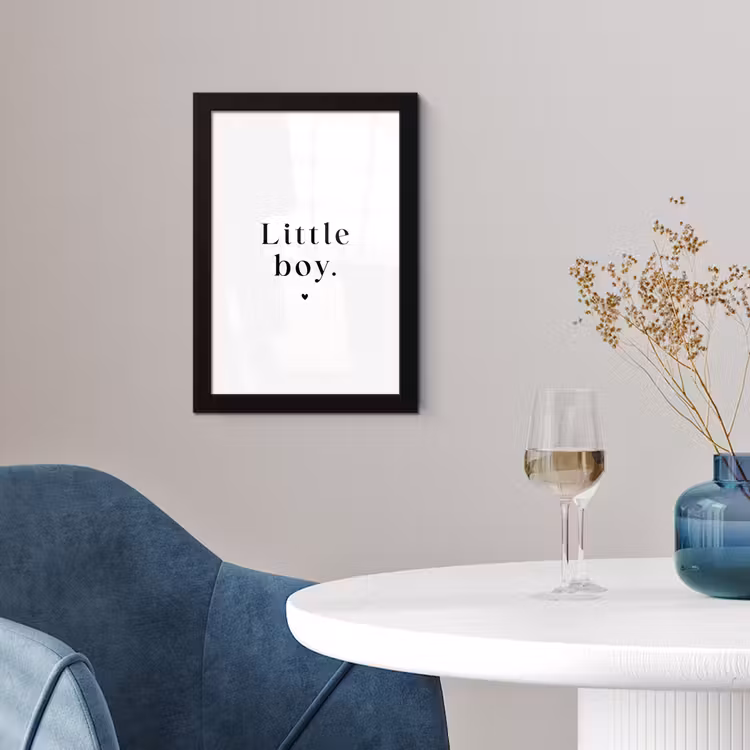 Poster met lijst - Kinderen - Spreuken - Little boy - Quotes - Jongens — 4