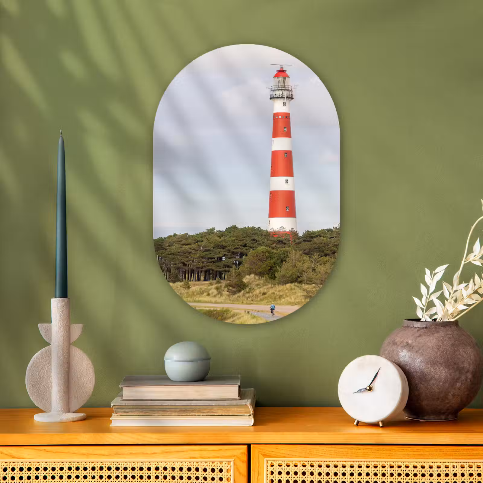 Muurovaal - Eiland - Vuurtoren - Nederland — 1