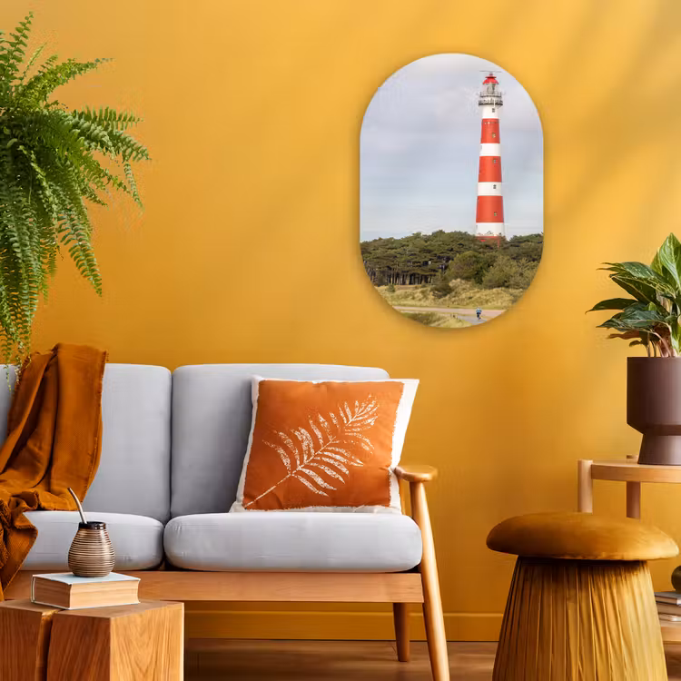 Muurovaal - Eiland - Vuurtoren - Nederland — 2