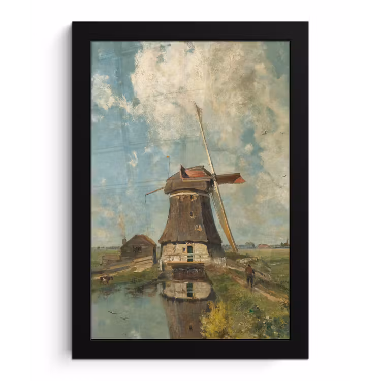 Poster met lijst - In de maand juli - Schilderij van Paul Joseph Constantin Gabriël — 1