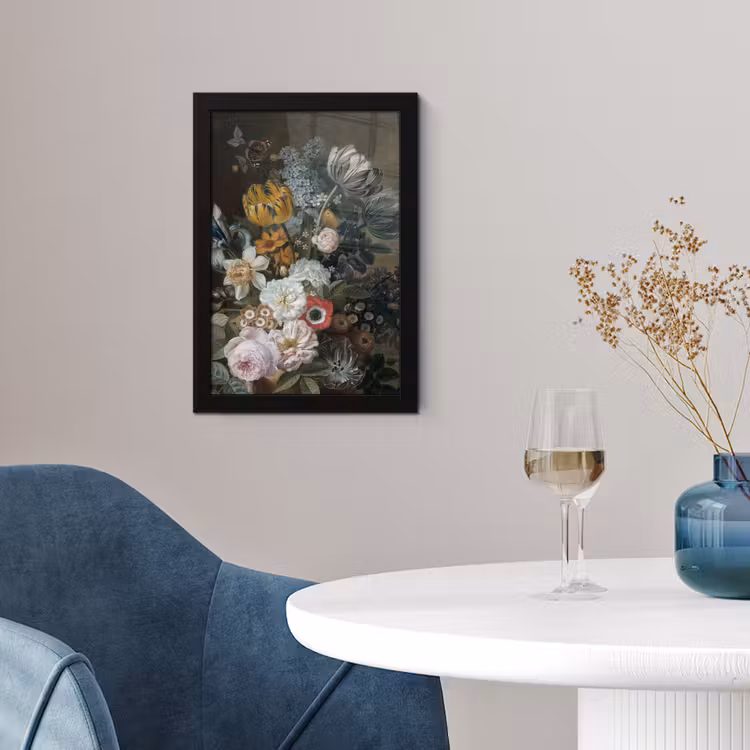 Poster met lijst - Stilleven met bloemen - Schilderij van Eelke Jelles Eelkema — 4