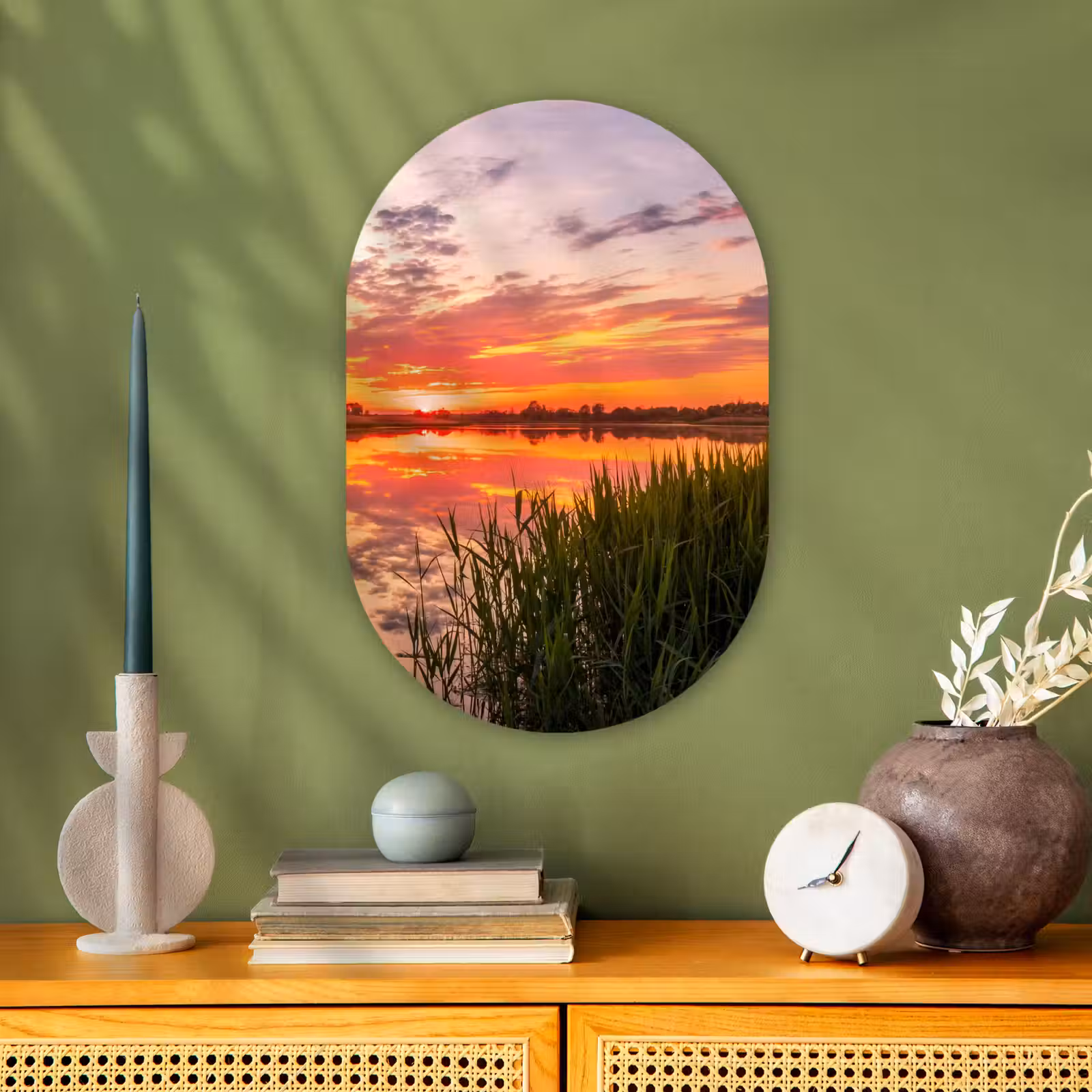 Muurovaal - Kunststof - Water - Lucht - Natuur — 1
