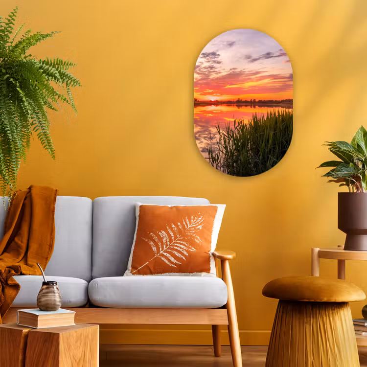 Muurovaal - Kunststof - Water - Lucht - Natuur — 2