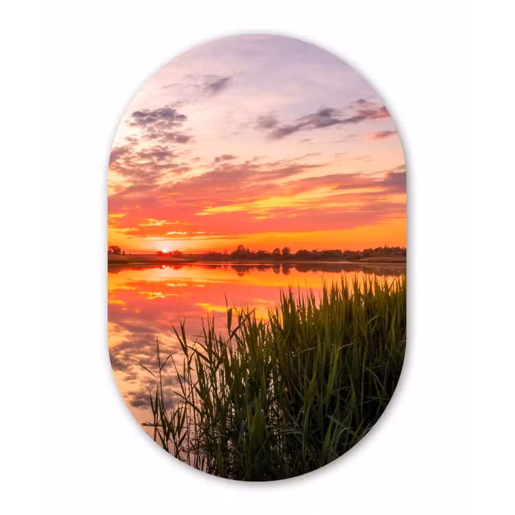 Muurovaal - Kunststof - Water - Lucht - Natuur — 3