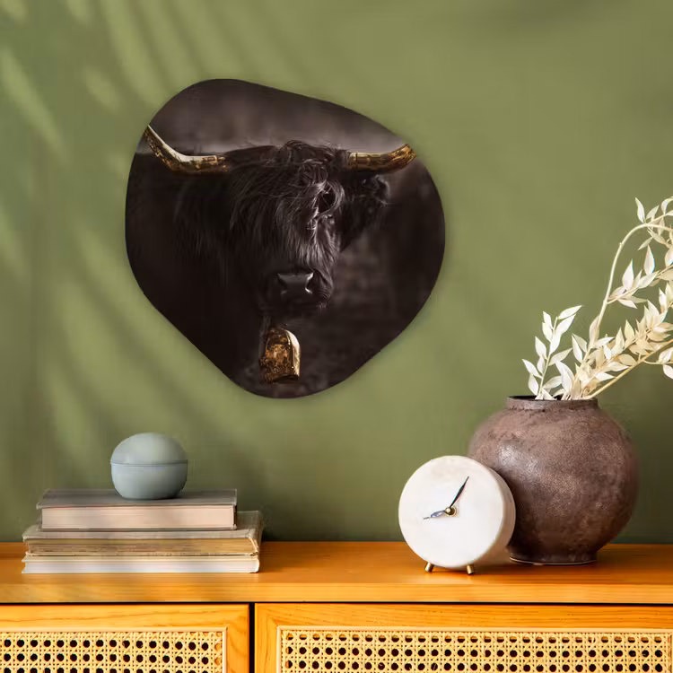 Organische Formen – Aluminium – Schotse hooglander - Goud - Koeienbel — 2