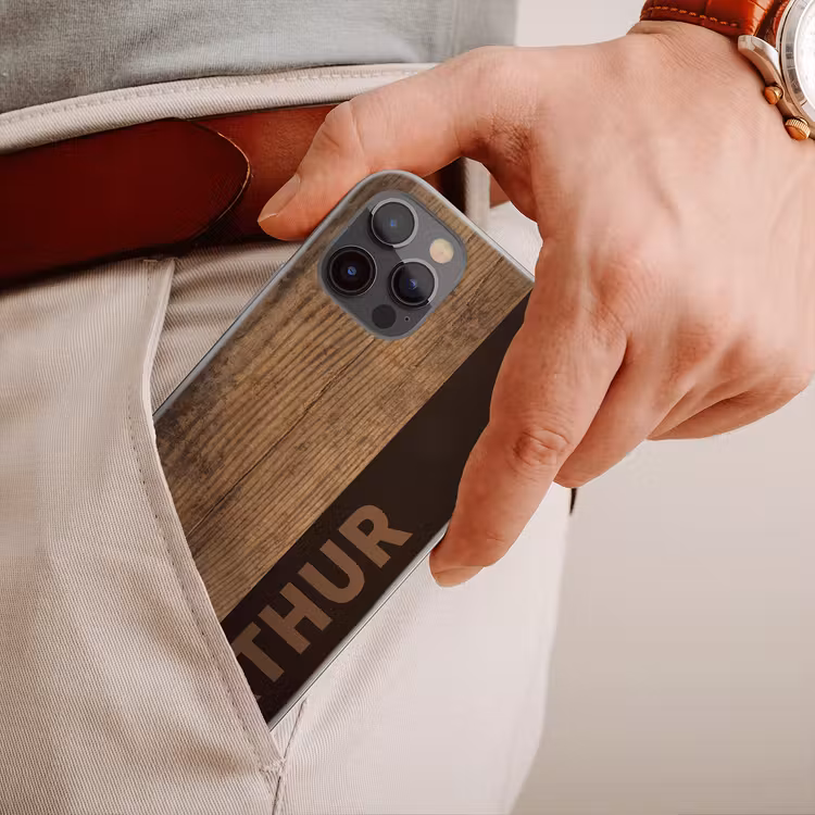 Telefoonhoesje Hout look — 2